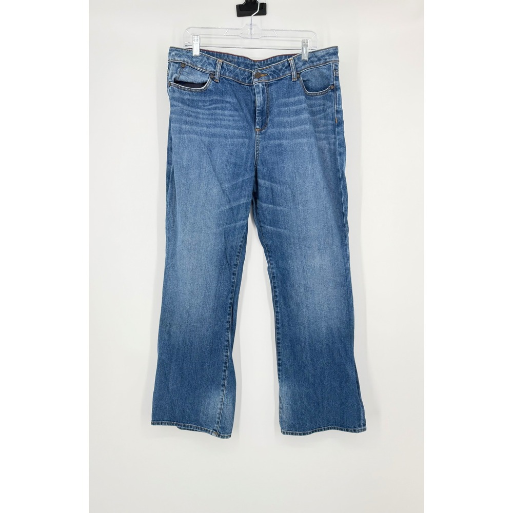 Talbots Womens Bootcut‎ Jeans 16 33 Boho Classic Causal Relaxed Staple Western